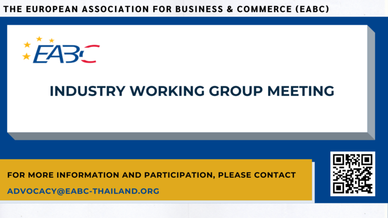 EABC: Industry Working Group Meeting 5/30 June 2021