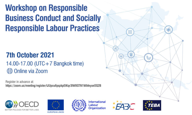 Workshop on Responsible Business Conduct & Socially Responsible Labour Practices on 7 October