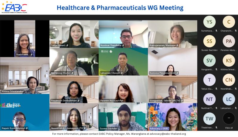 Healthcare & Pharmaceuticals Working Group Meeting #8 Healthcare & Pharmaceuticals Working Group Meeting #8