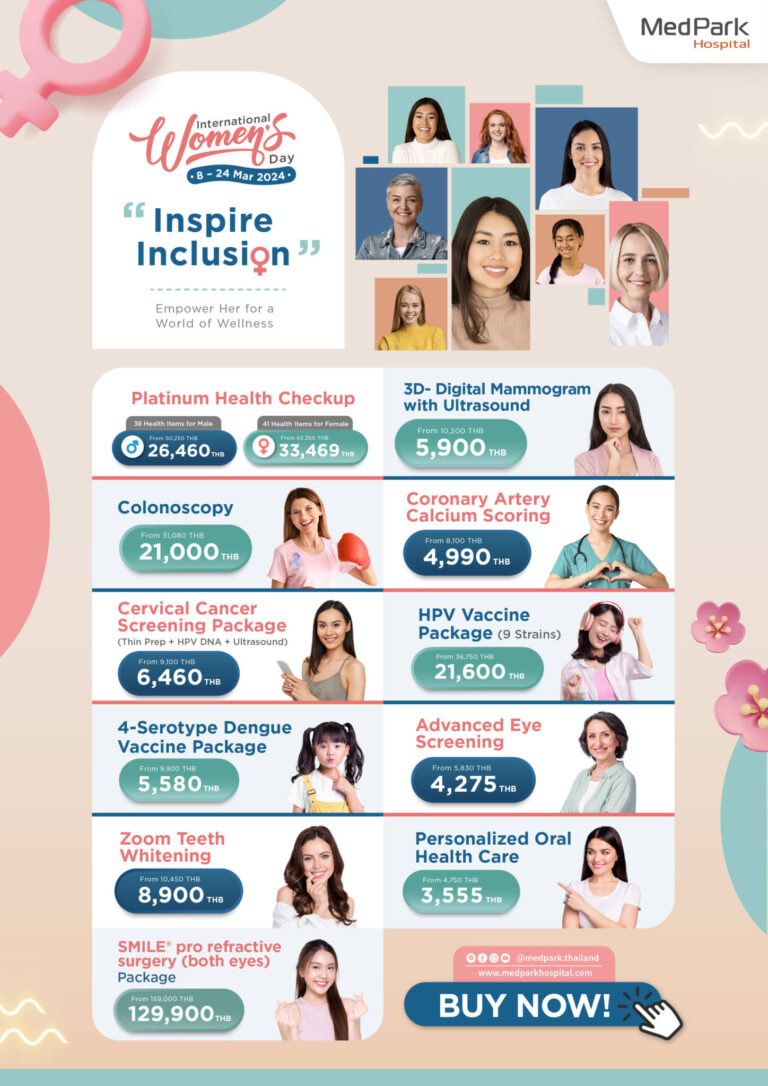MedPark exclusive health packages celebrating “International women’s Day”