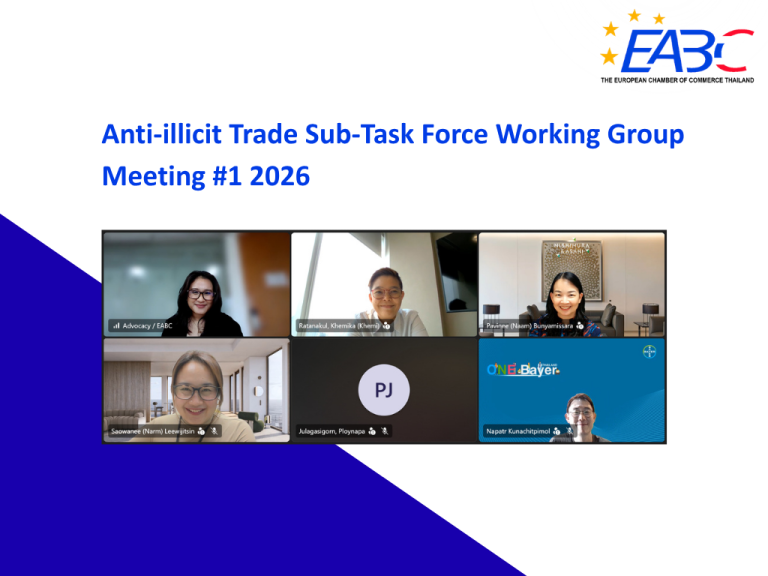 EABC – Anti-Illicit Trade Sub-Task Force Working Group Meeting #1