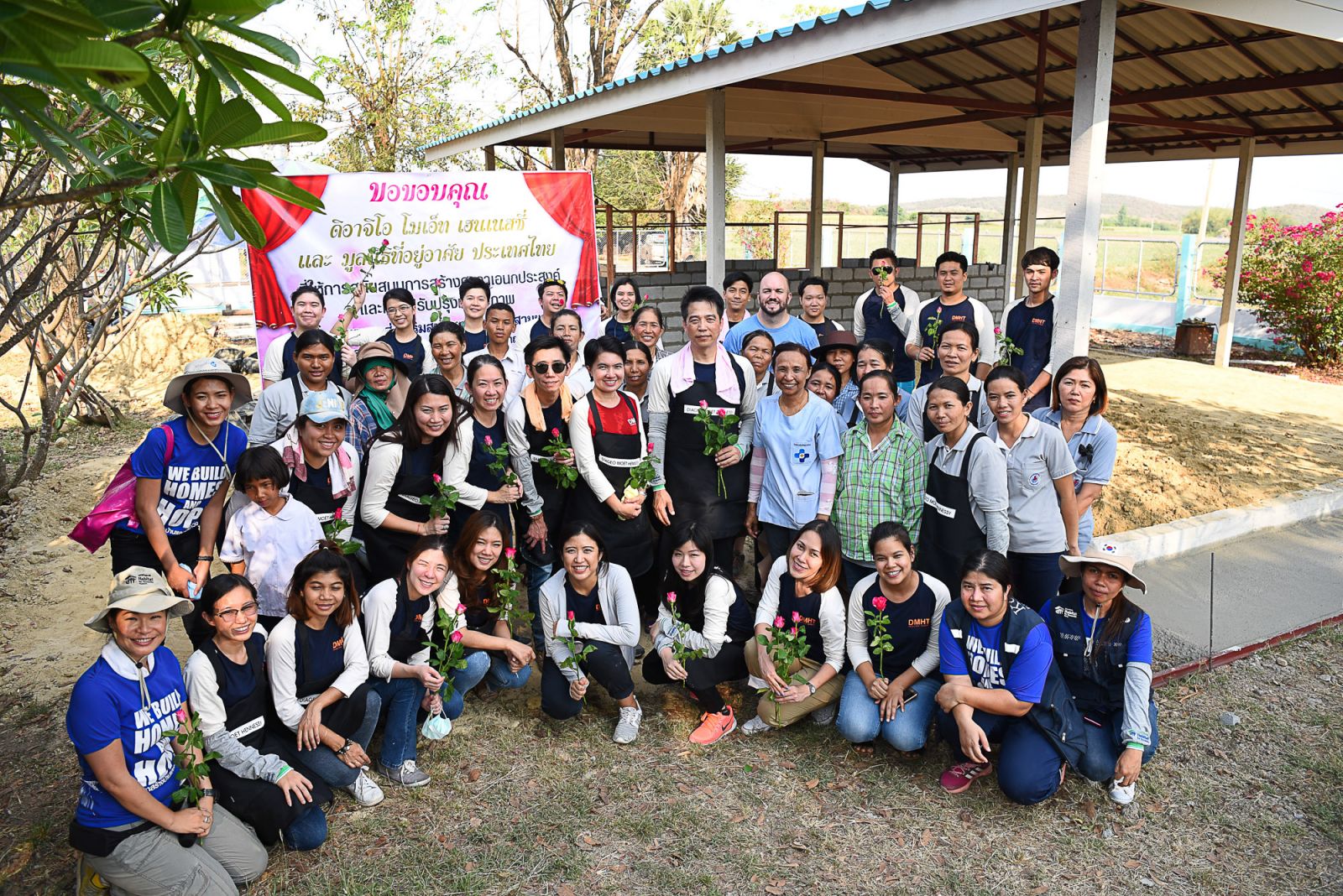 Diageo Moet Hennessy Thailand arranged CSR Activity with Habitat for Humanity
